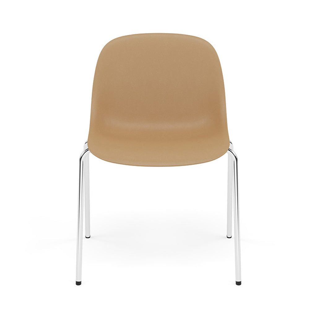 Fiber Side Chair: A-Base With Felt Glides + Orche