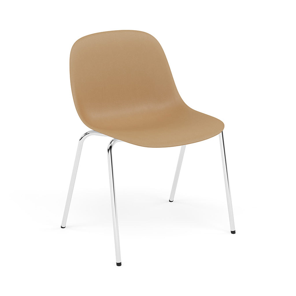 Fiber Side Chair: A-Base With Felt Glides + Orche