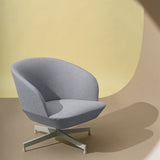 Oslo Lounge Chair: Swivel Base