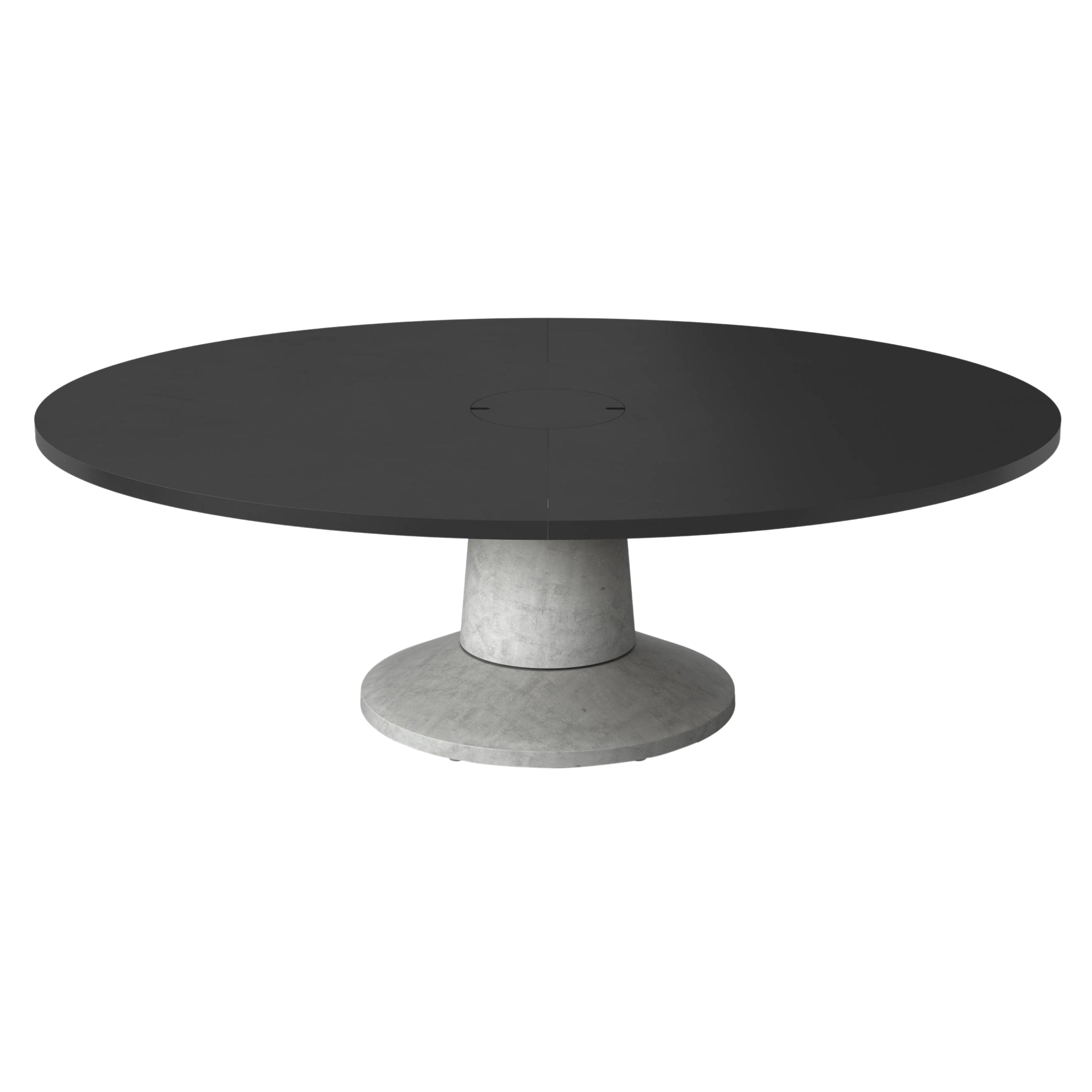 Colossus Oval Table: Black