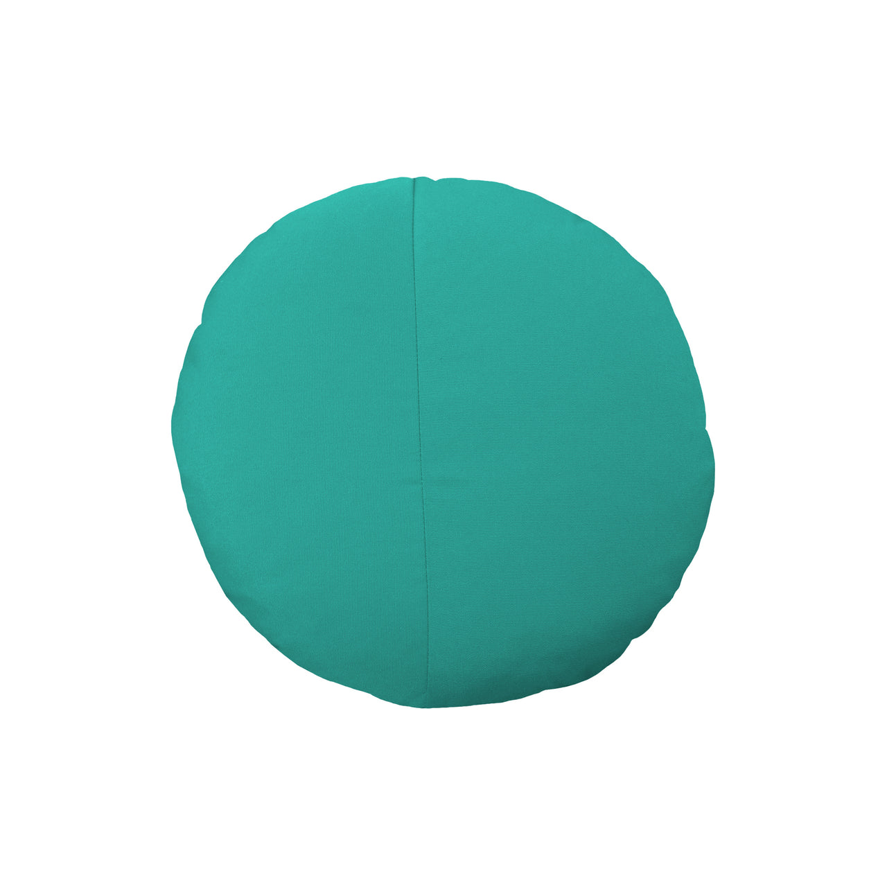 Round Throw Pillow: Teal