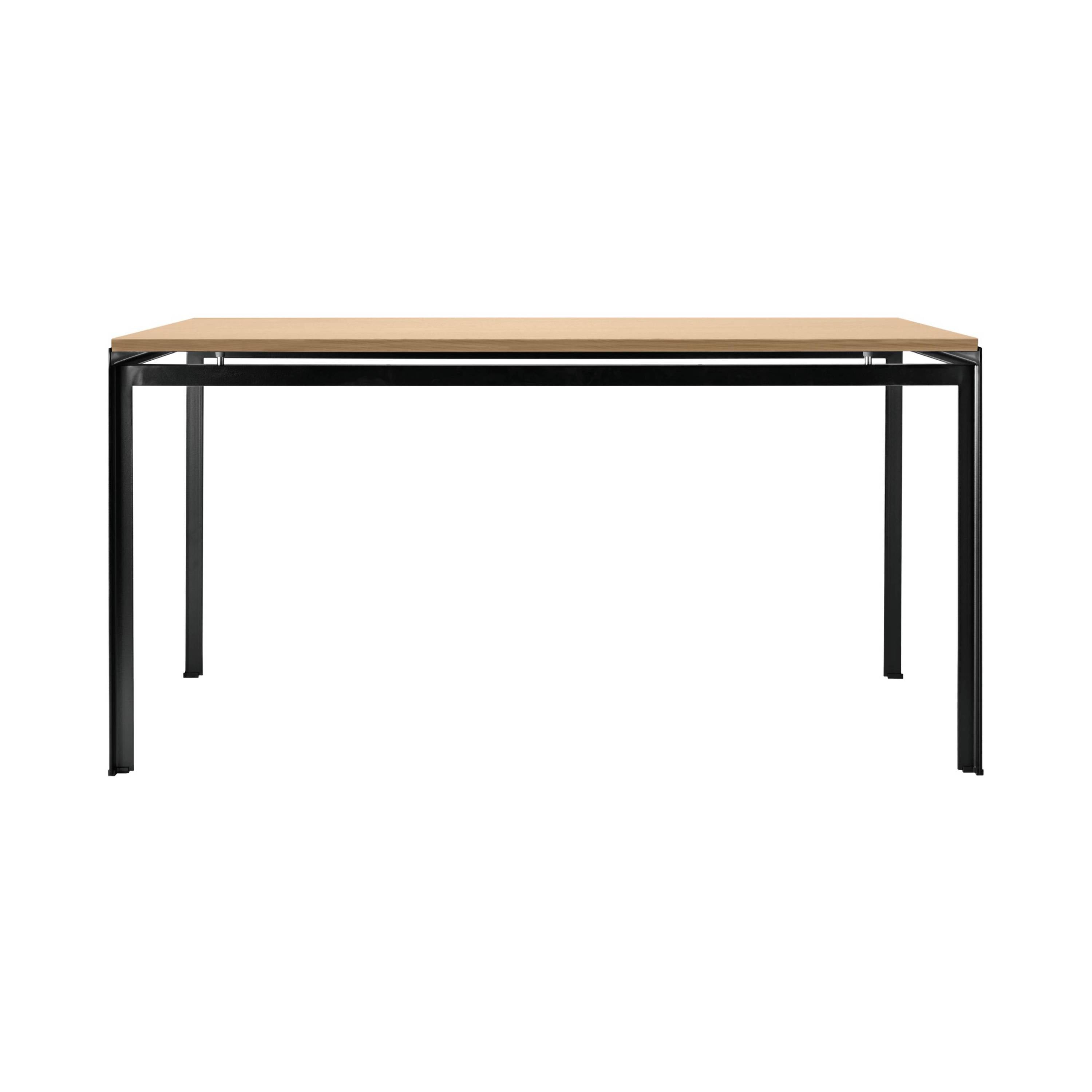 PK52 Professor Desk: Oiled Oak + Without Drawer