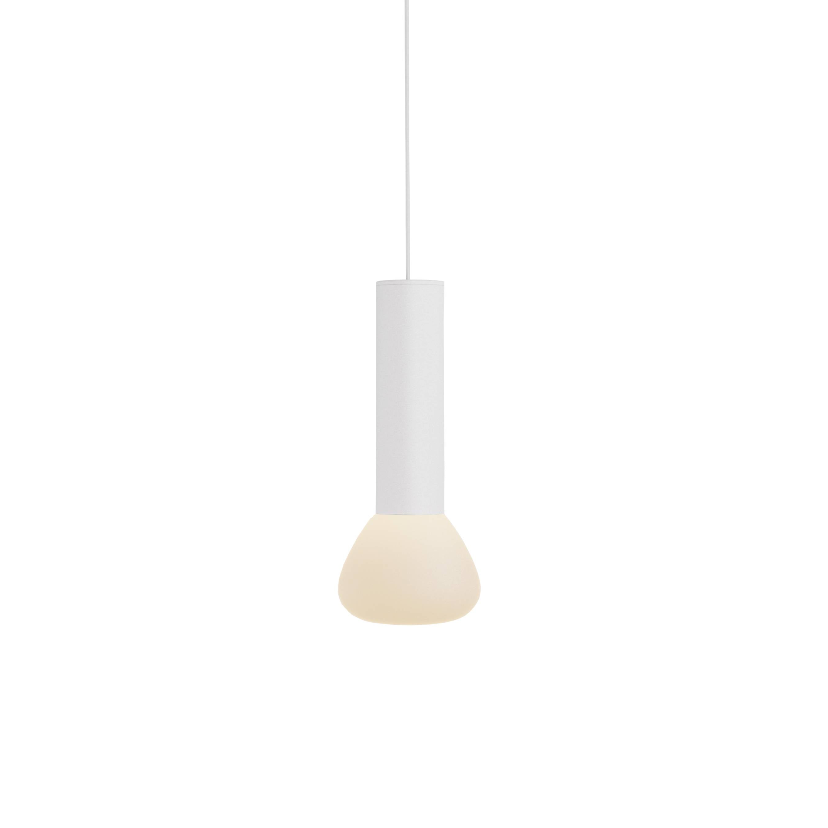 Parc 02 Pendant: White + White