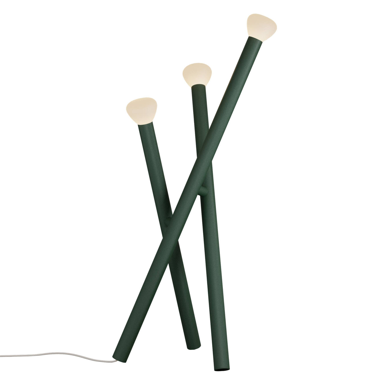 Parc 05 Floor Lamp: Green + Beige 