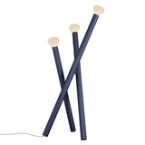 Parc 05 Floor Lamp: Midnight Blue + Beige 