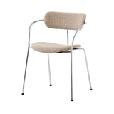 Pavilion Armchair Fully Upholstered: AV13 + Chrome