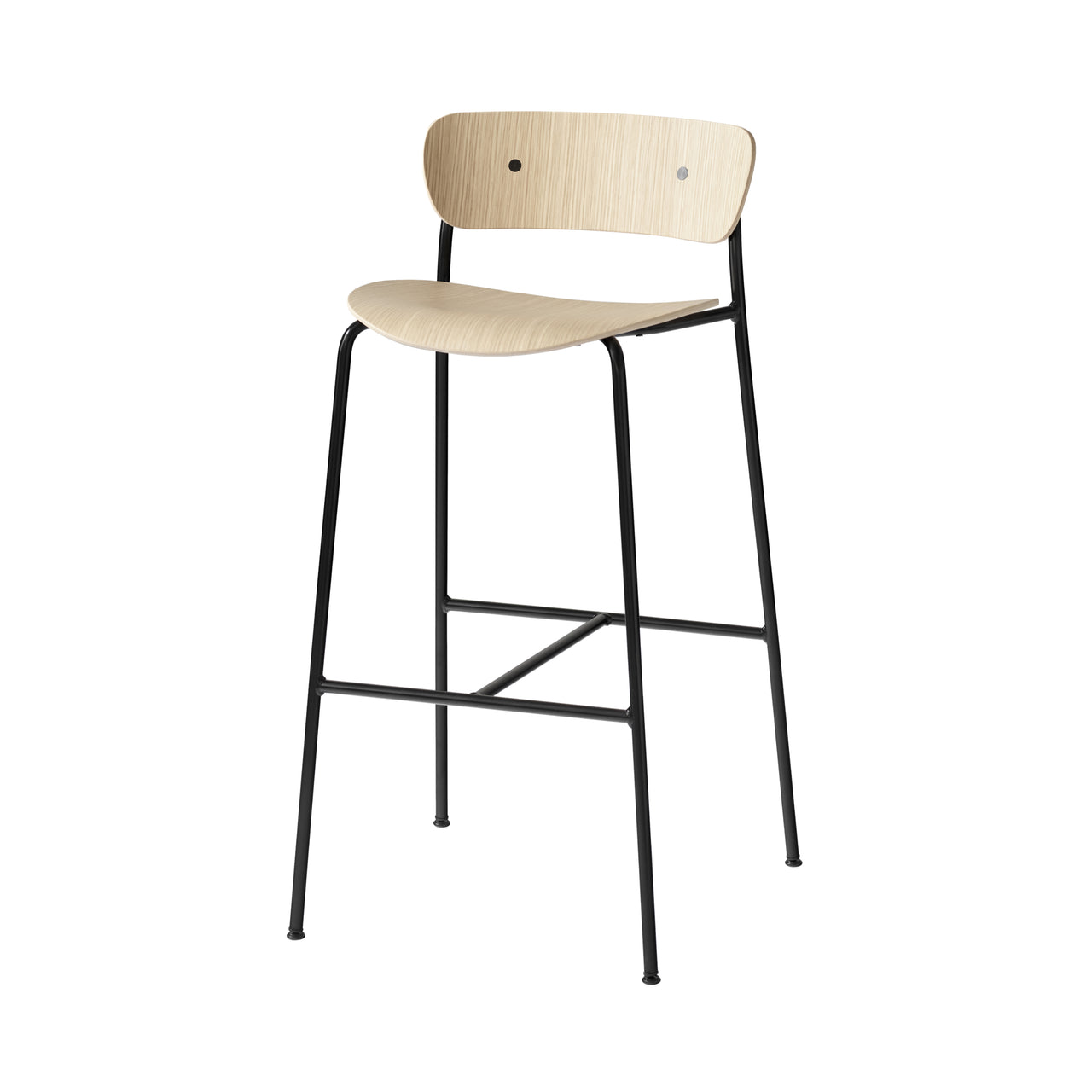 Pavilion Bar + Counter Chair: AV9 + AV7 + Bar (AV9) + Lacquered Oak