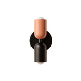 Up Down Sconce: Duo-Tone: + Peach + Black + Black