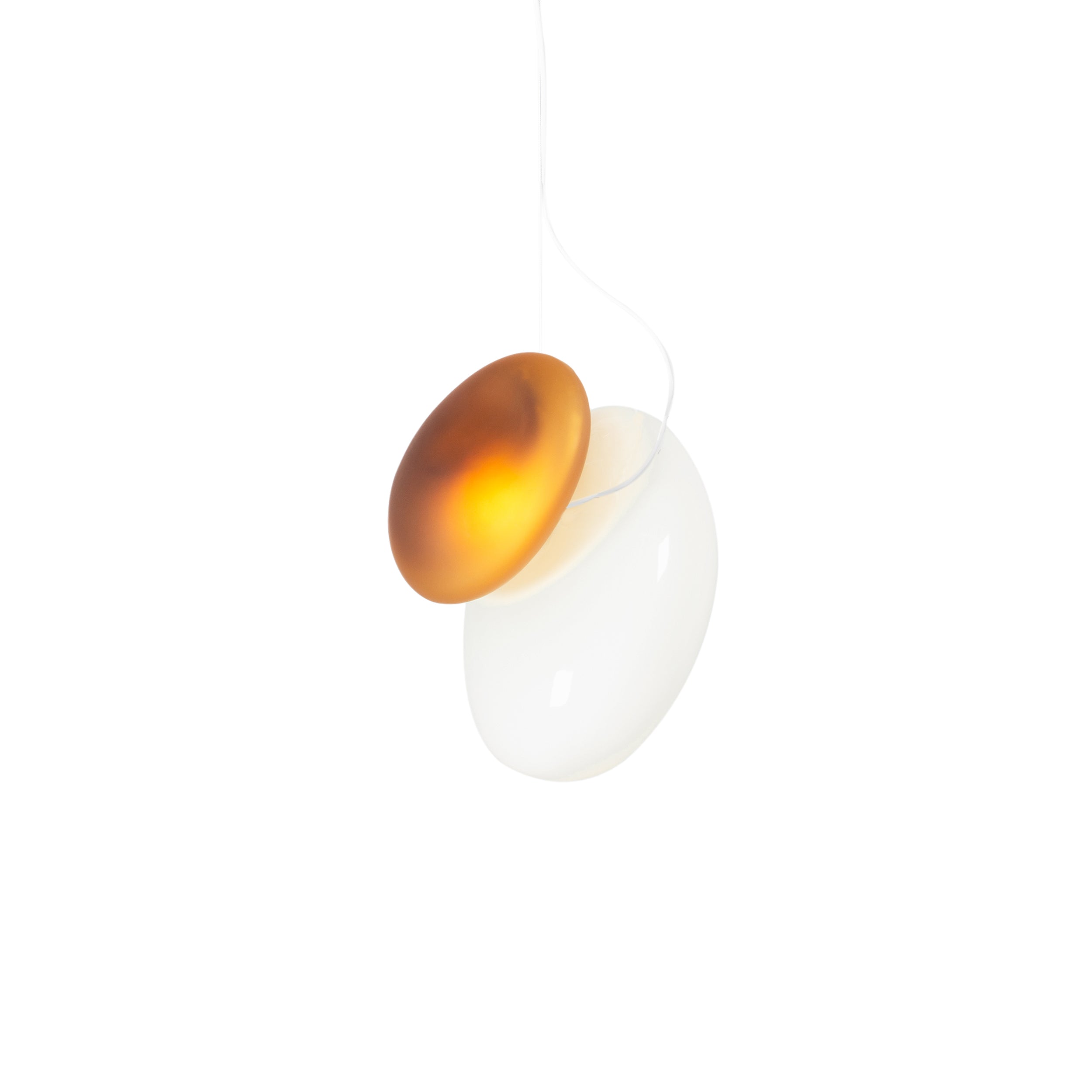 Pebble Pendant Light: A + D + Citrine + Pearl