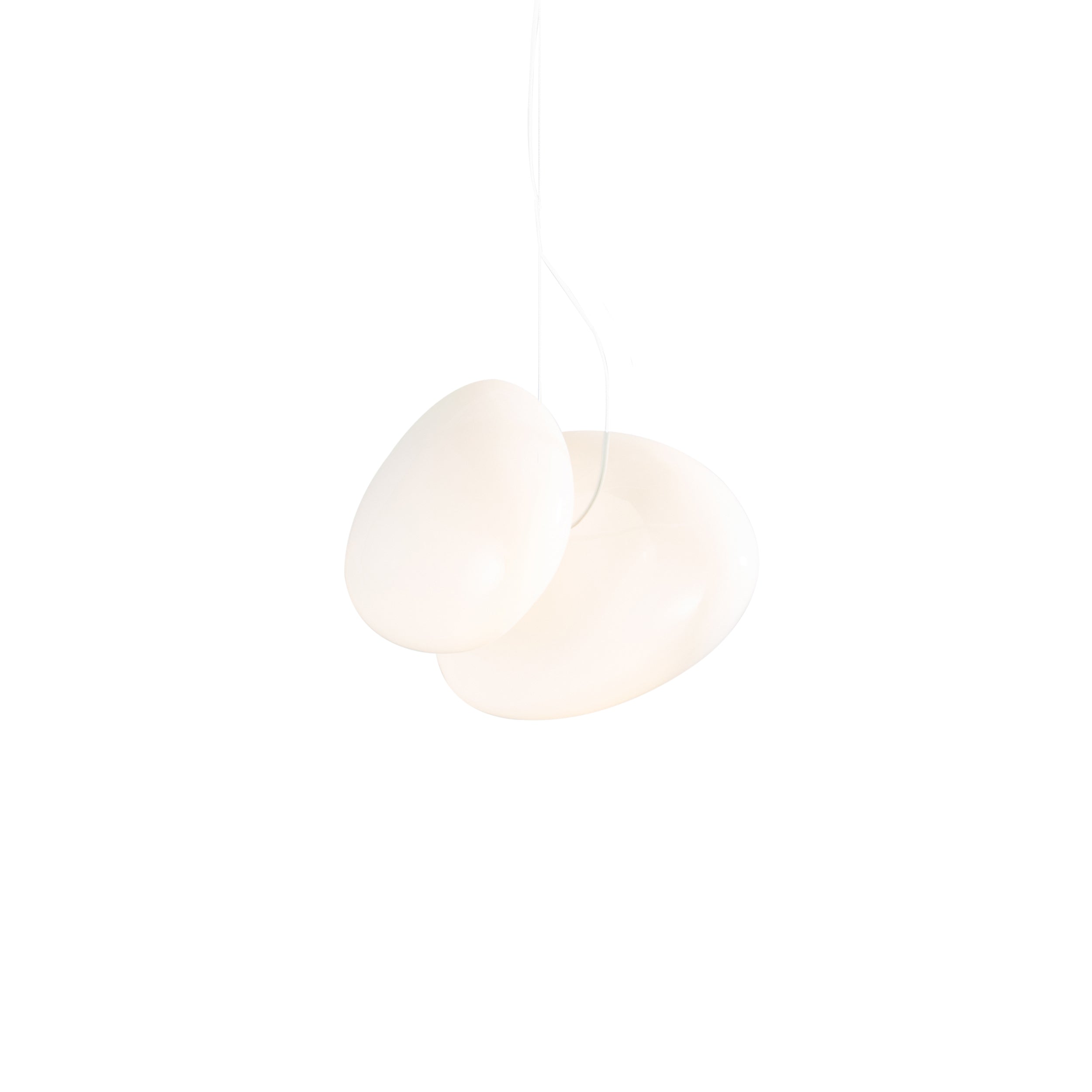 Pebble Pendant Light: B + C + Pearl + Pearl