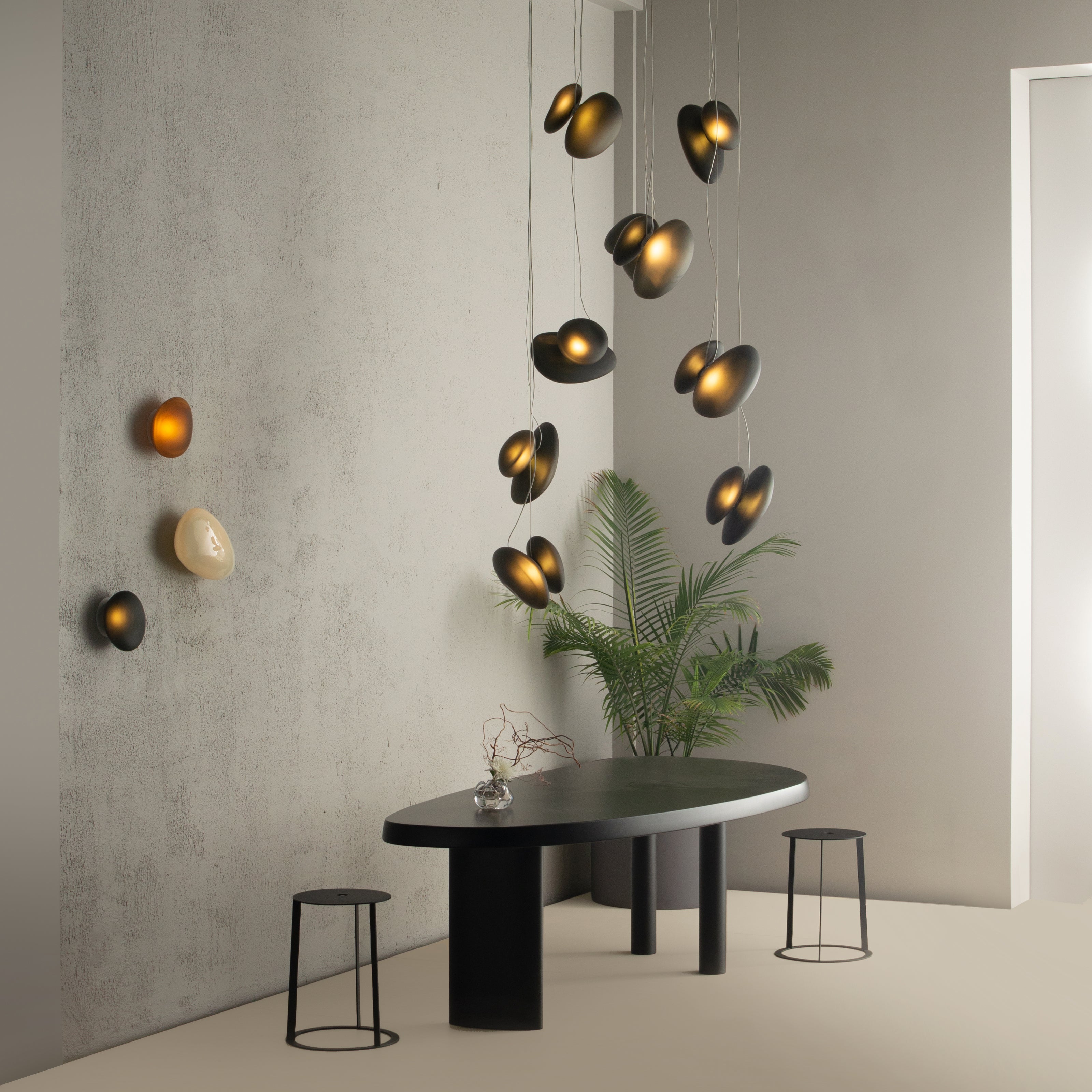 Pebble Chandelier 8: Double Helix