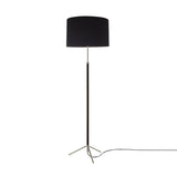 Pie de Salón Floor Lamp: G2 + Chrome-Plated + Black