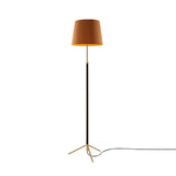 Pie de Salón Floor Lamp: G3 + Polished Brass + Mustard