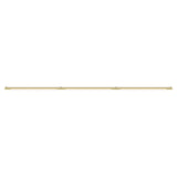 Pipeline 125.3 Linear Ceiling/Wall Light: Brass + Brass