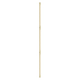 Pipeline 125.3 Linear Ceiling/Wall Light: Brass + Brass