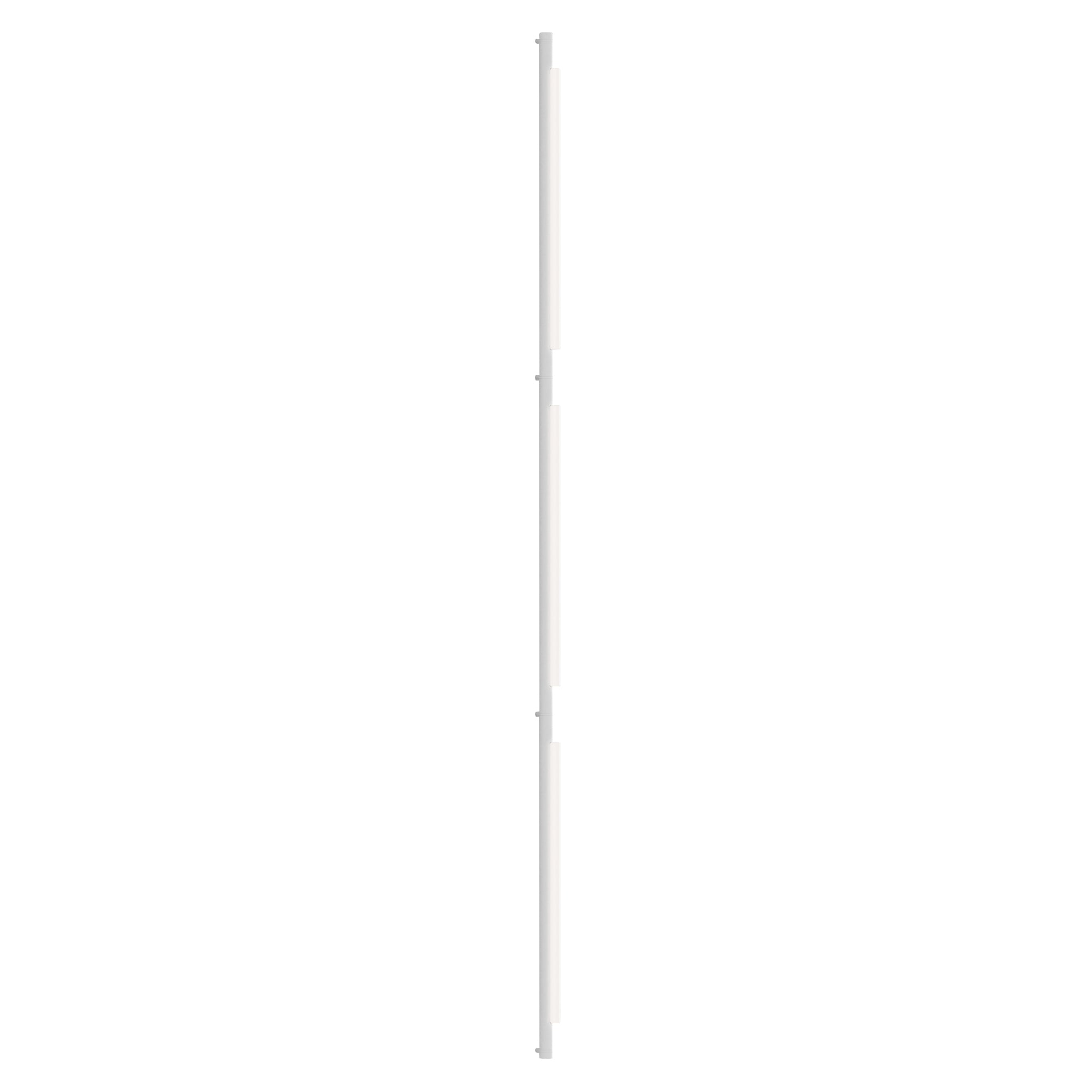 Pipeline 125.3 Linear Ceiling/Wall Light: White + White