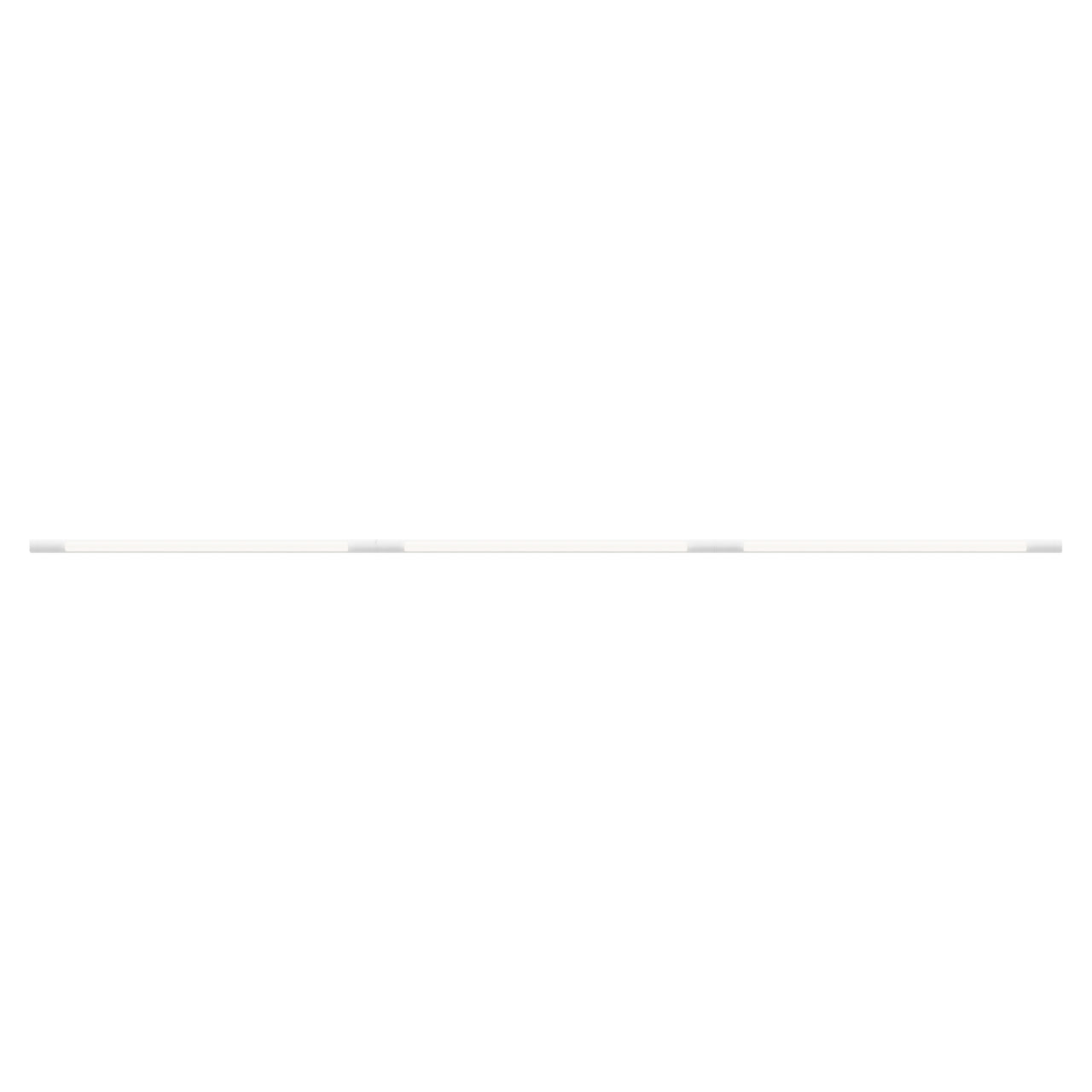 Pipeline 125.3 Linear Ceiling/Wall Light: White + White