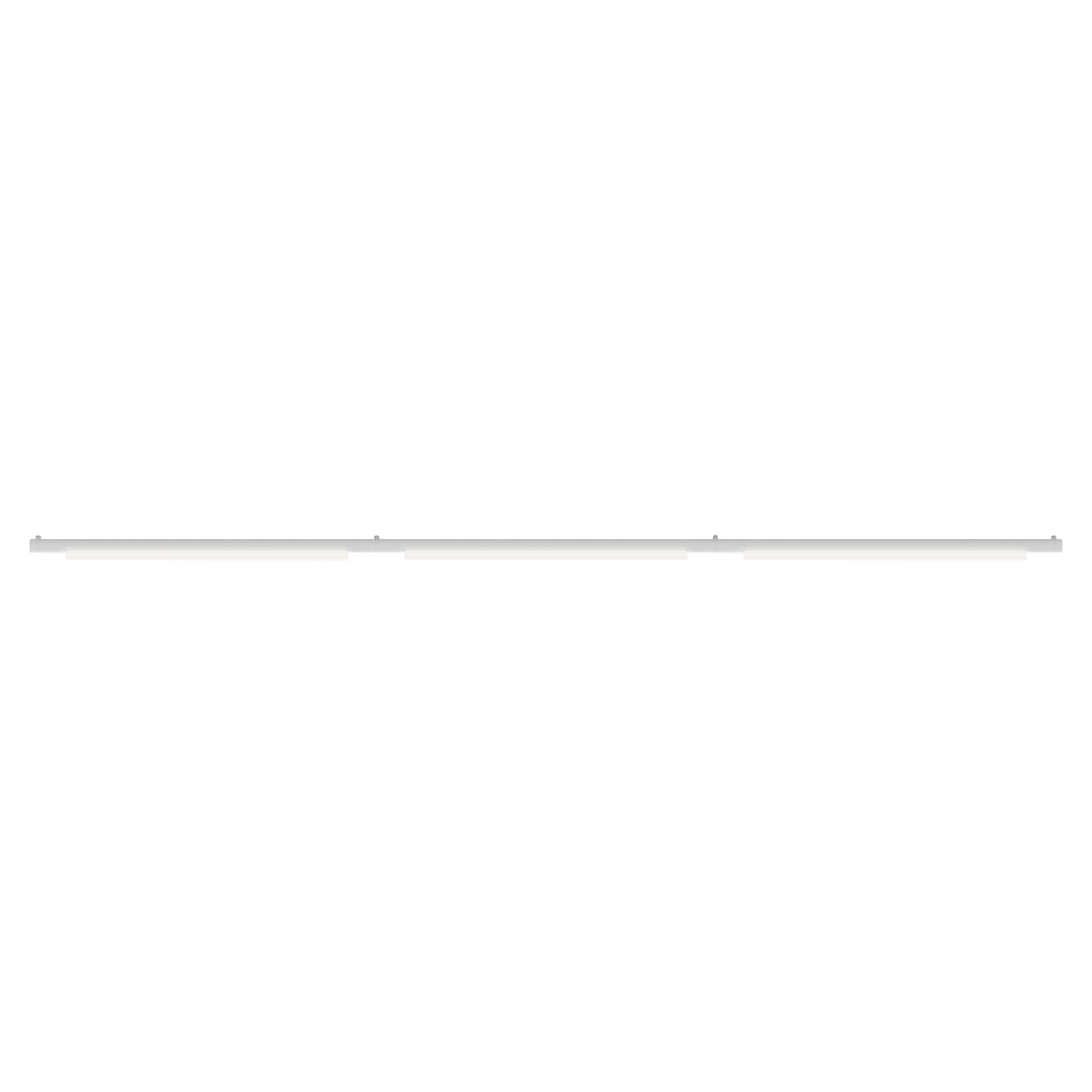 Pipeline 125.3 Linear Ceiling/Wall Light: White + White