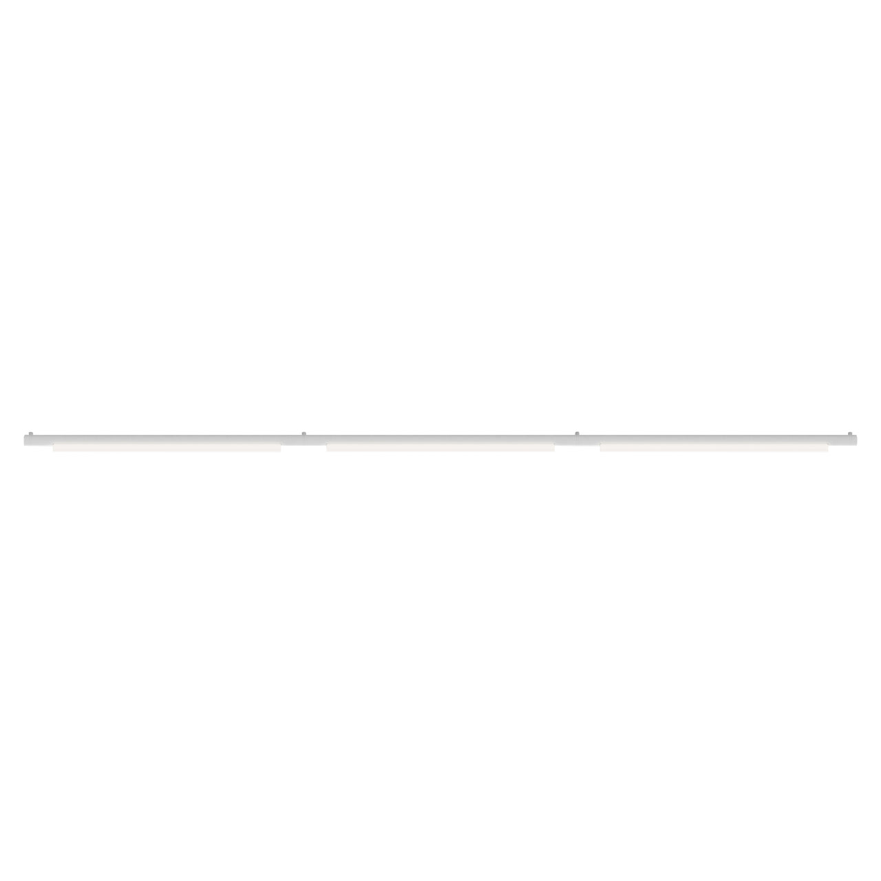 Pipeline 125.3 Linear Ceiling/Wall Light: White + White