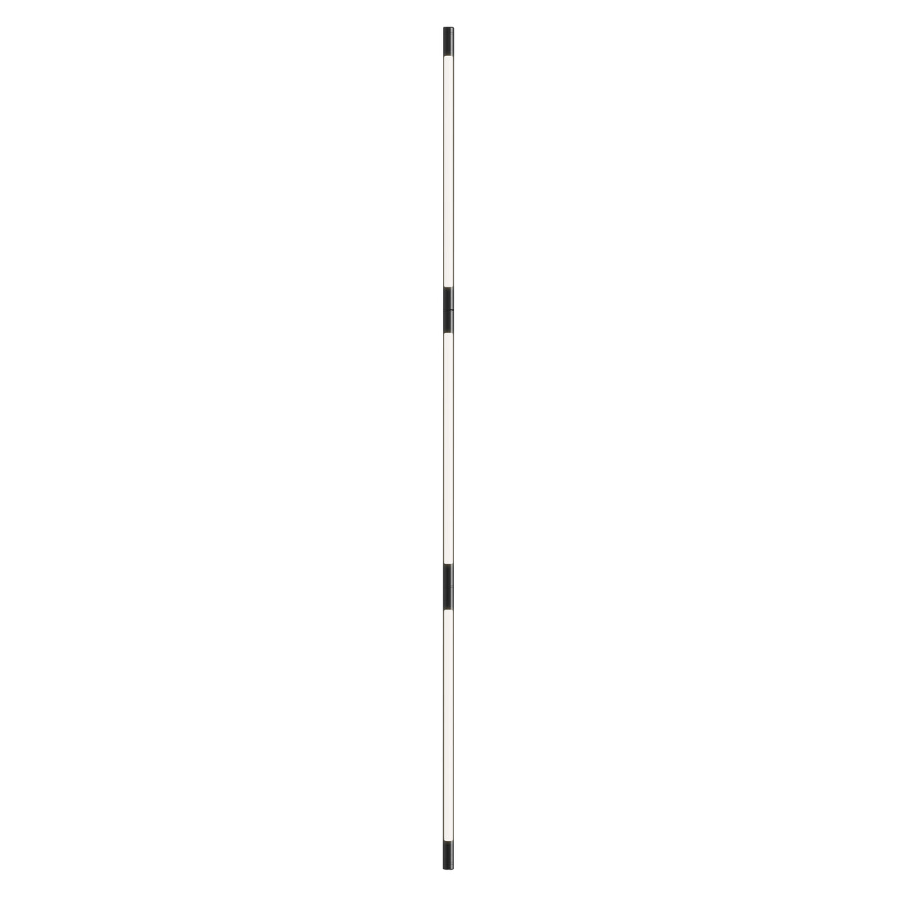 Pipeline 125.3 Linear Ceiling/Wall Light: Black + Black