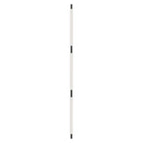 Pipeline 125.3 Linear Ceiling/Wall Light: Black + Black