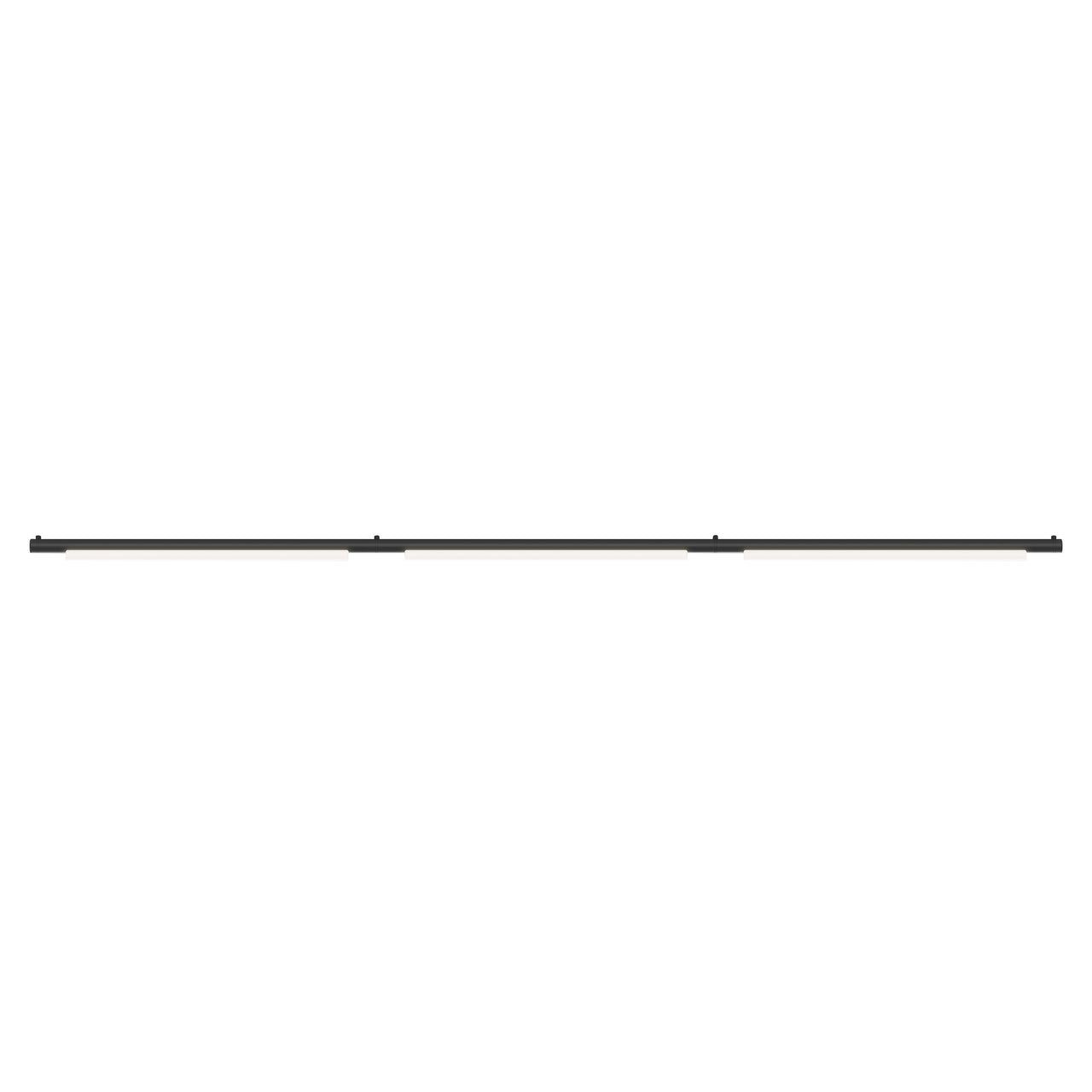 Pipeline 125.3 Linear Ceiling/Wall Light: Black + Black