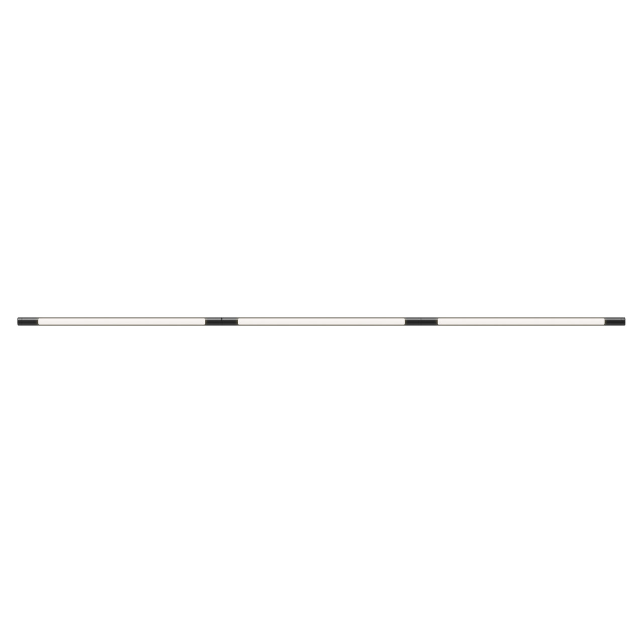 Pipeline 125.3 Linear Ceiling/Wall Light: Black + Black