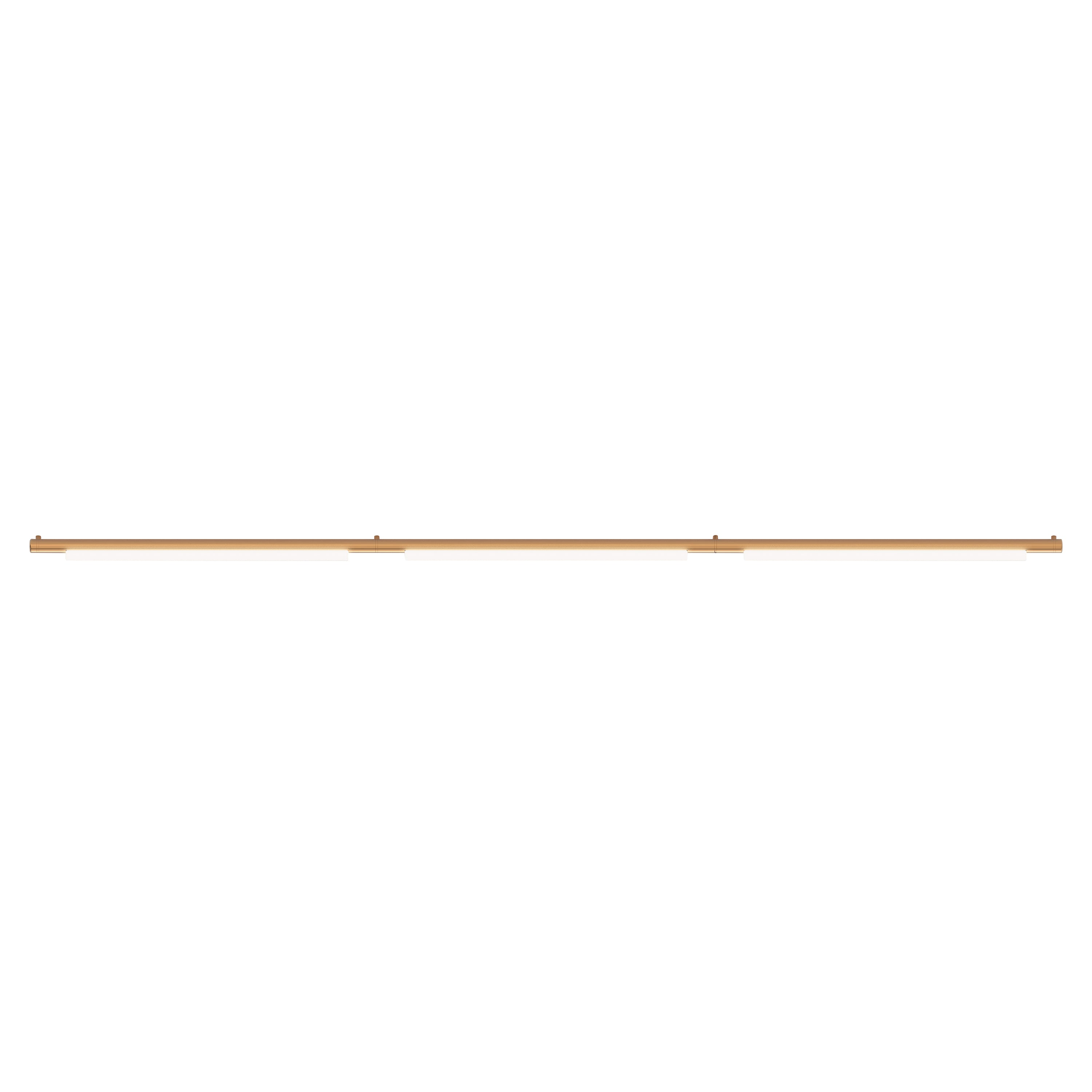 Pipeline 125.3 Linear Ceiling/Wall Light: Copper + Copper