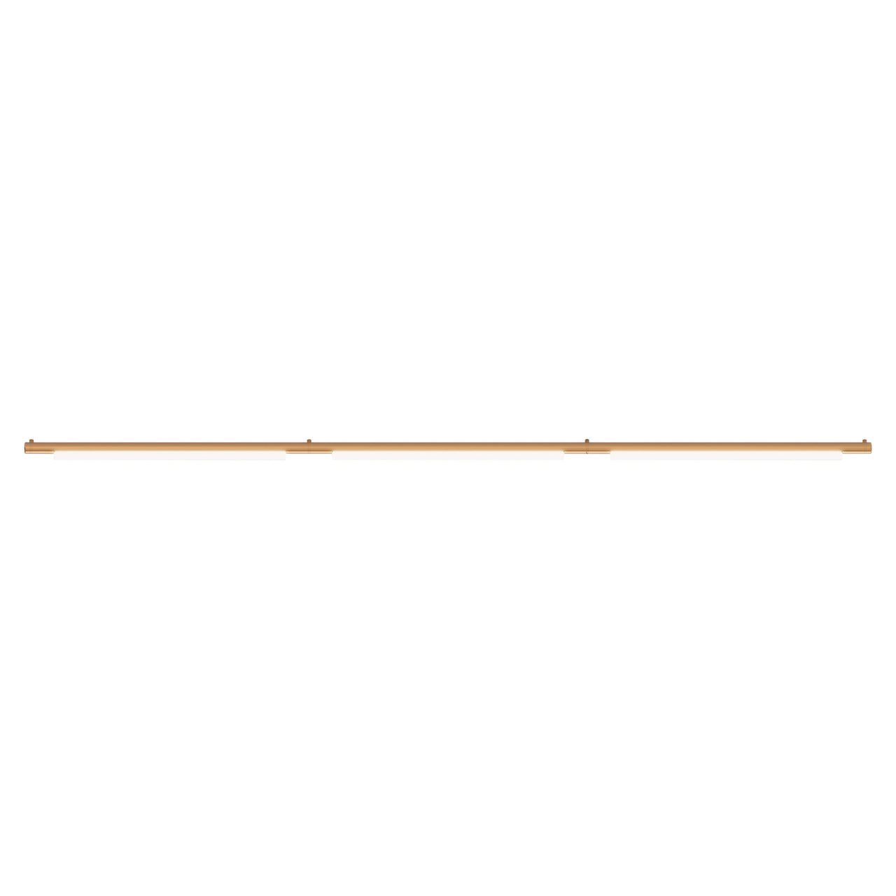 Pipeline 125.3 Linear Ceiling/Wall Light: Copper + Copper