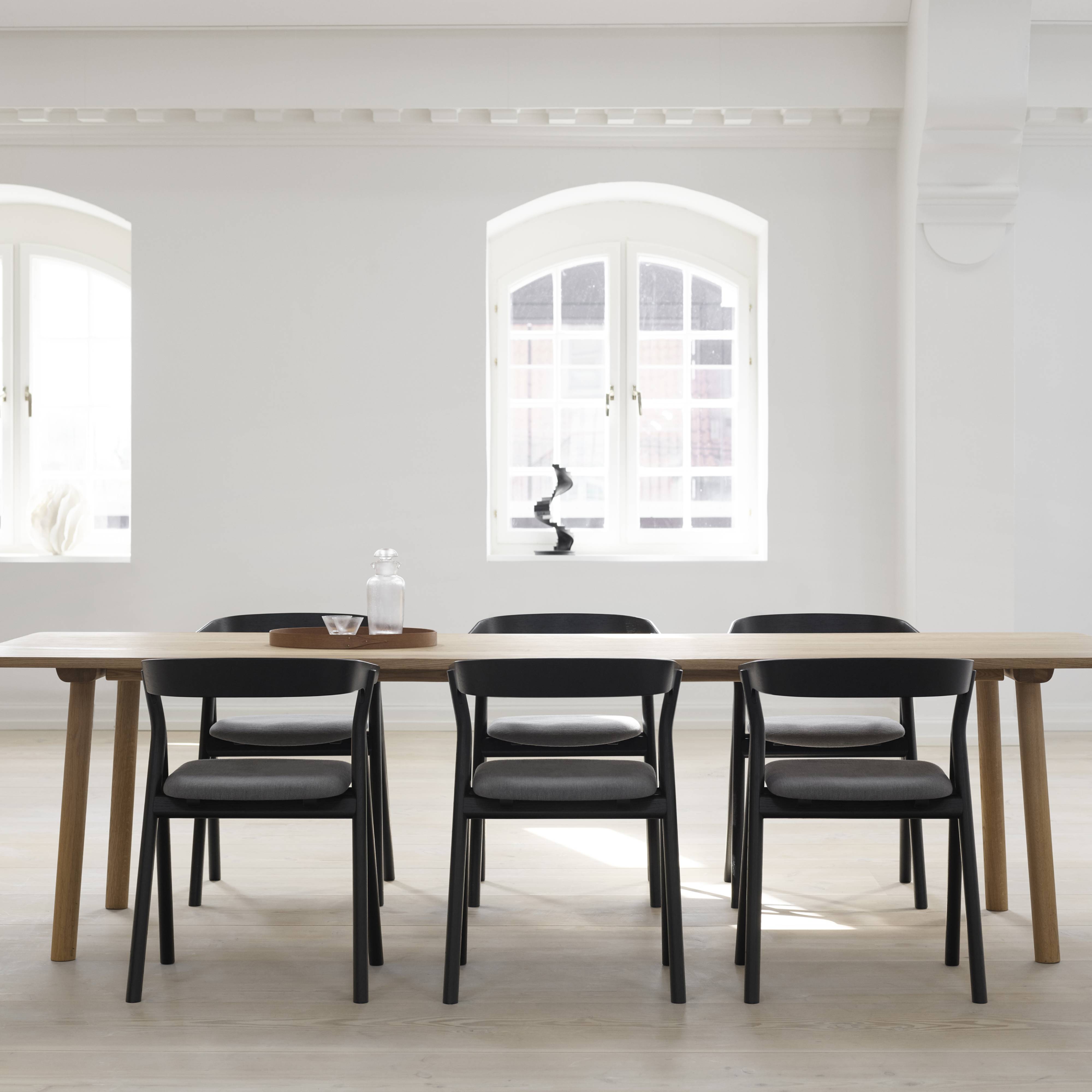 Post Armchair: Seat Upholstered + LS