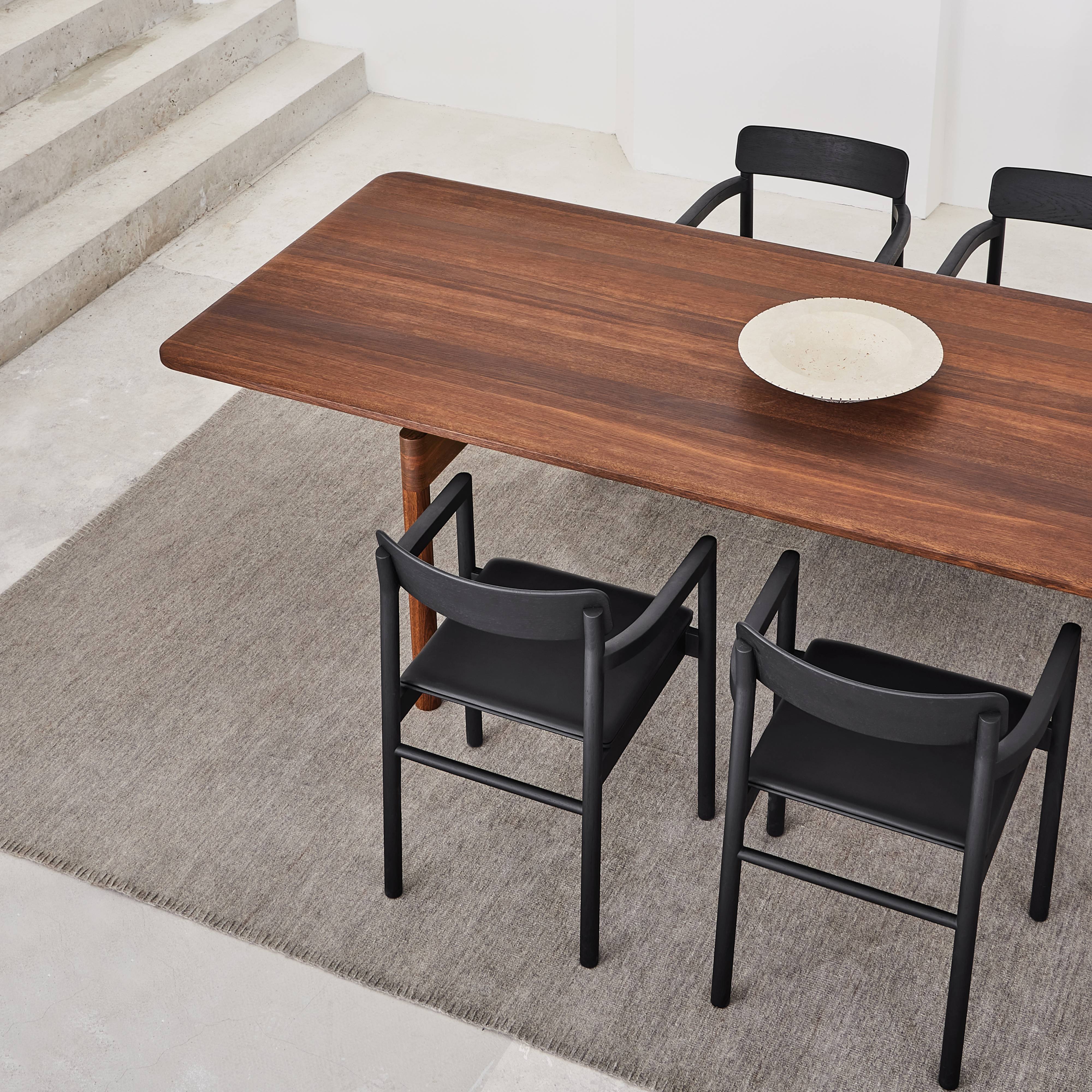 Post Armchair: Seat Upholstered + LS