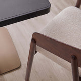 Mava Armchair: Seat Upholstered