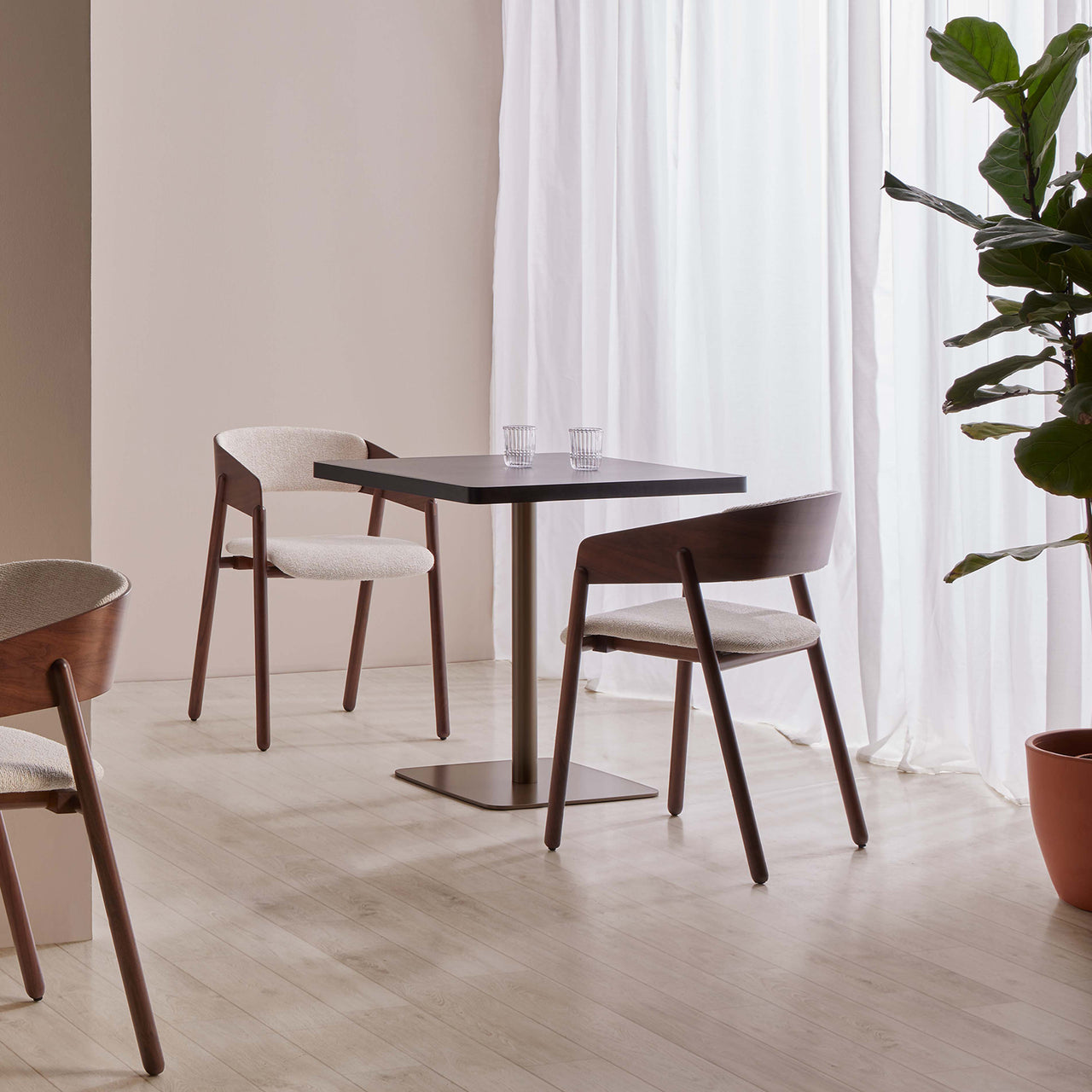 Mava Armchair: Seat + Back Upholstered
