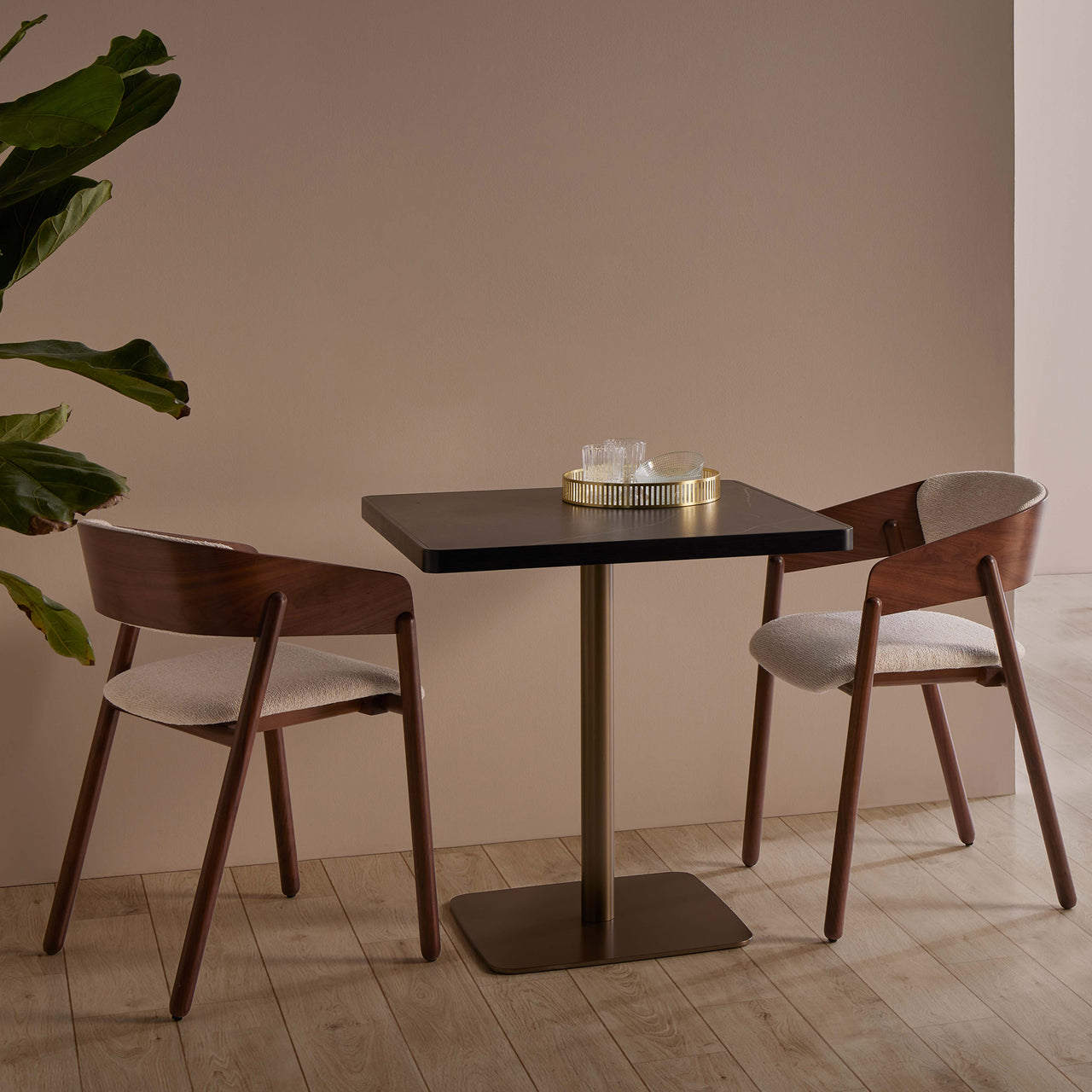 Mava Armchair: Seat + Back Upholstered