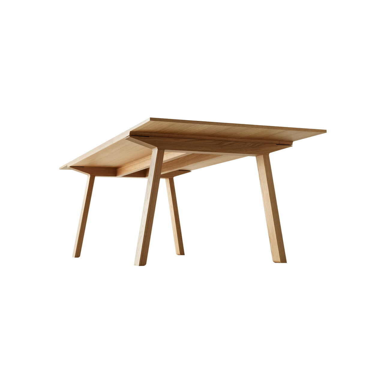 Mitis Table: Medium + Super-Matt Oak + Super-Matt Oak