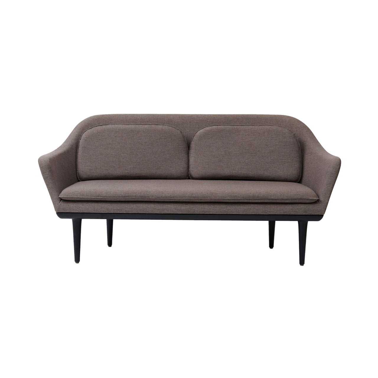 Lunar Sofa: Black Oak