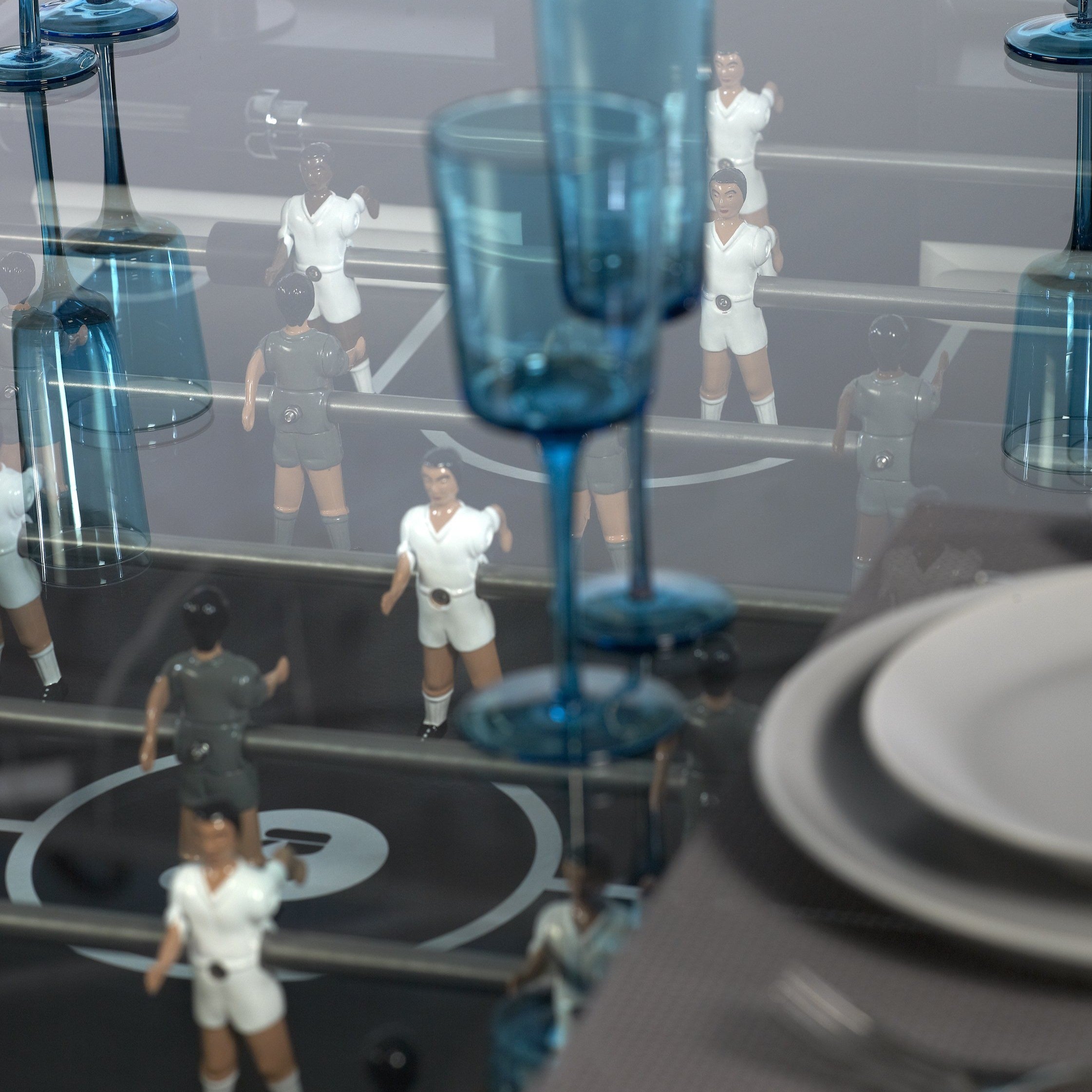 RS2 Rectangle Dining Football Table: Outdoor