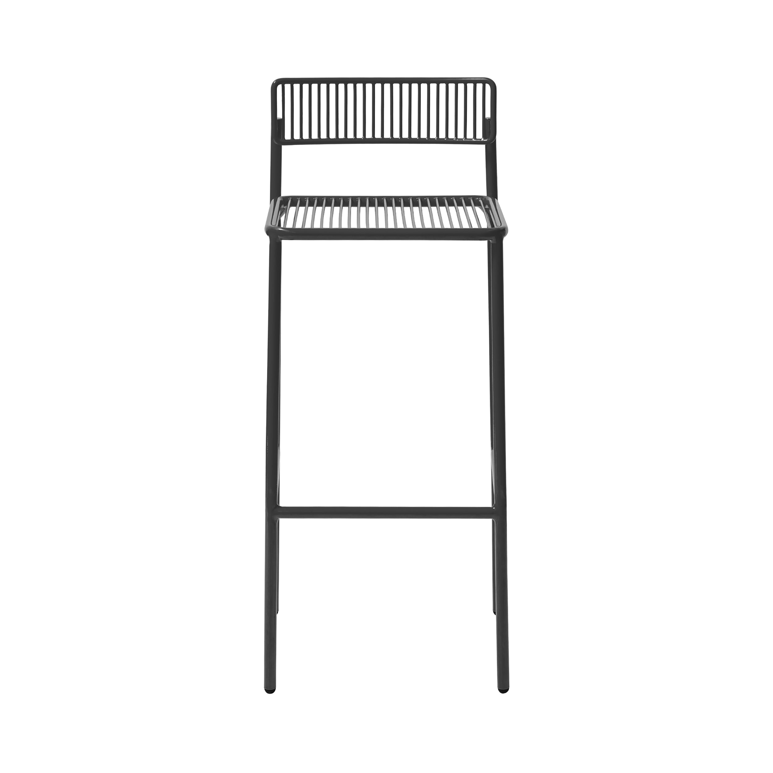 Rachel Bar Stool: Black + Without Cushion