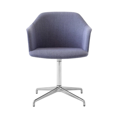 Rely Chair HW40: Polished Aluminum