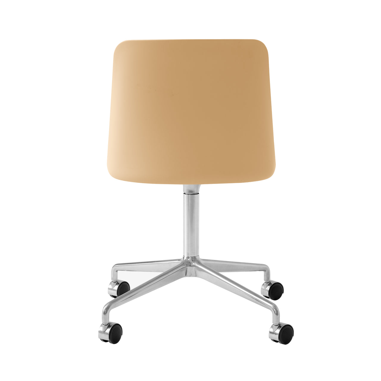 Rely Chair HW21: Beige Sand + Polished Aluminum