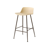 Rely Bar + Counter Lowback Stool: HW86 + HW81 + Counter (HW81) + Beige Sand + Bronzed