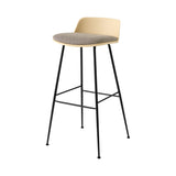 Rely Bar Stool: HW87 + Beige Sand + Black