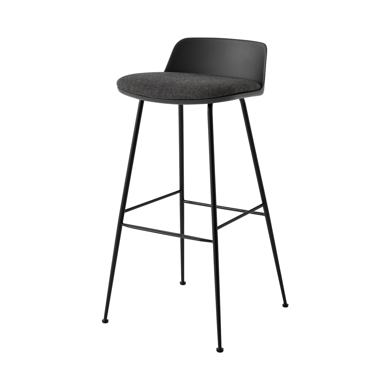 Rely Bar Stool: HW87 + Black