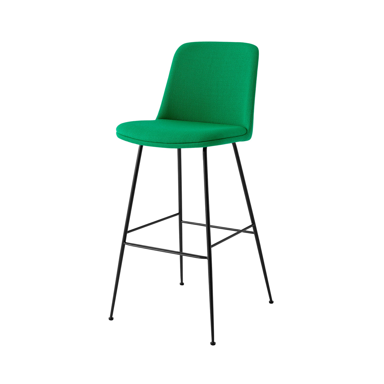 Rely Bar + Counter High Backrest Chair: HW99 + HW94 + Bar (HW99) + Black