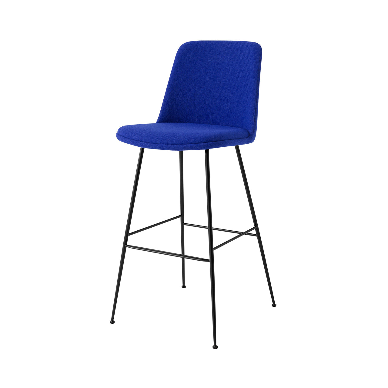 Rely Bar + Counter High Backrest Chair: HW99 + HW94 + Bar (HW99) + Black
