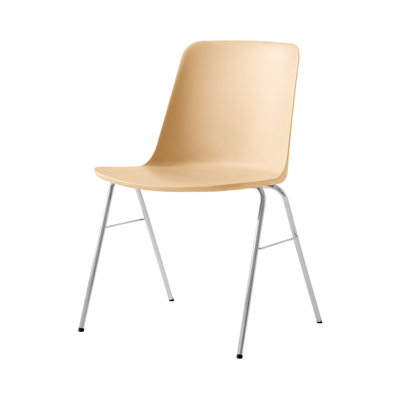 Rely Chair HW26: Beige Sand + Chrome