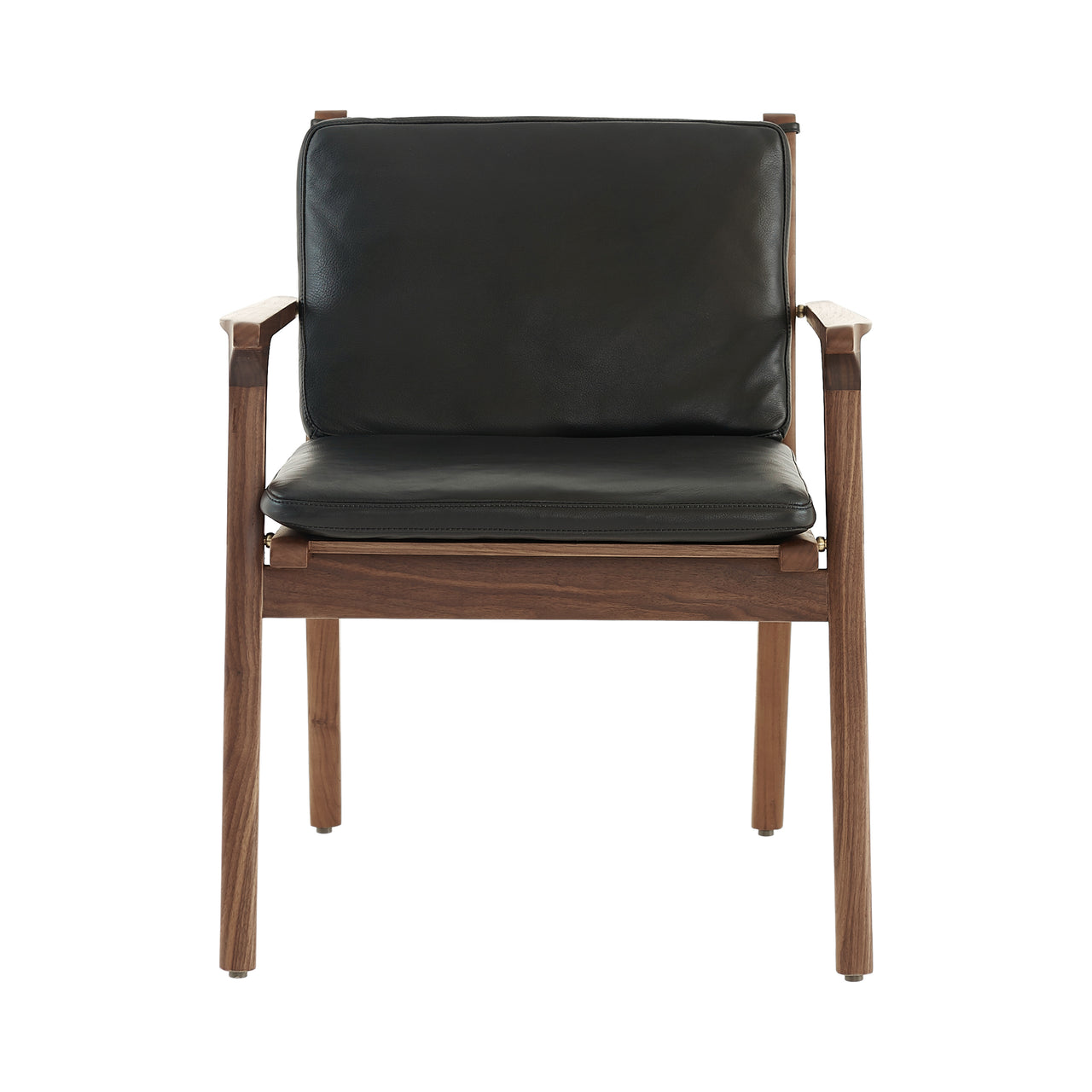 Ren Dining Armchair: Natural Walnut