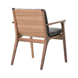 Ren Dining Armchair: Natural Walnut