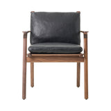 Ren Dining Armchair: Natural Walnut