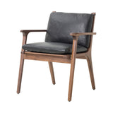 Ren Dining Armchair: Natural Walnut